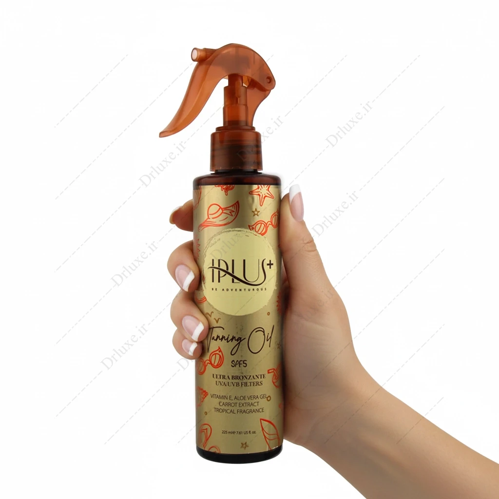 روغن آفتاب برنزه کننده SPF5 آی پلاس 225 میل